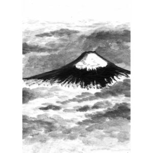 Clouds with Mount Fuji